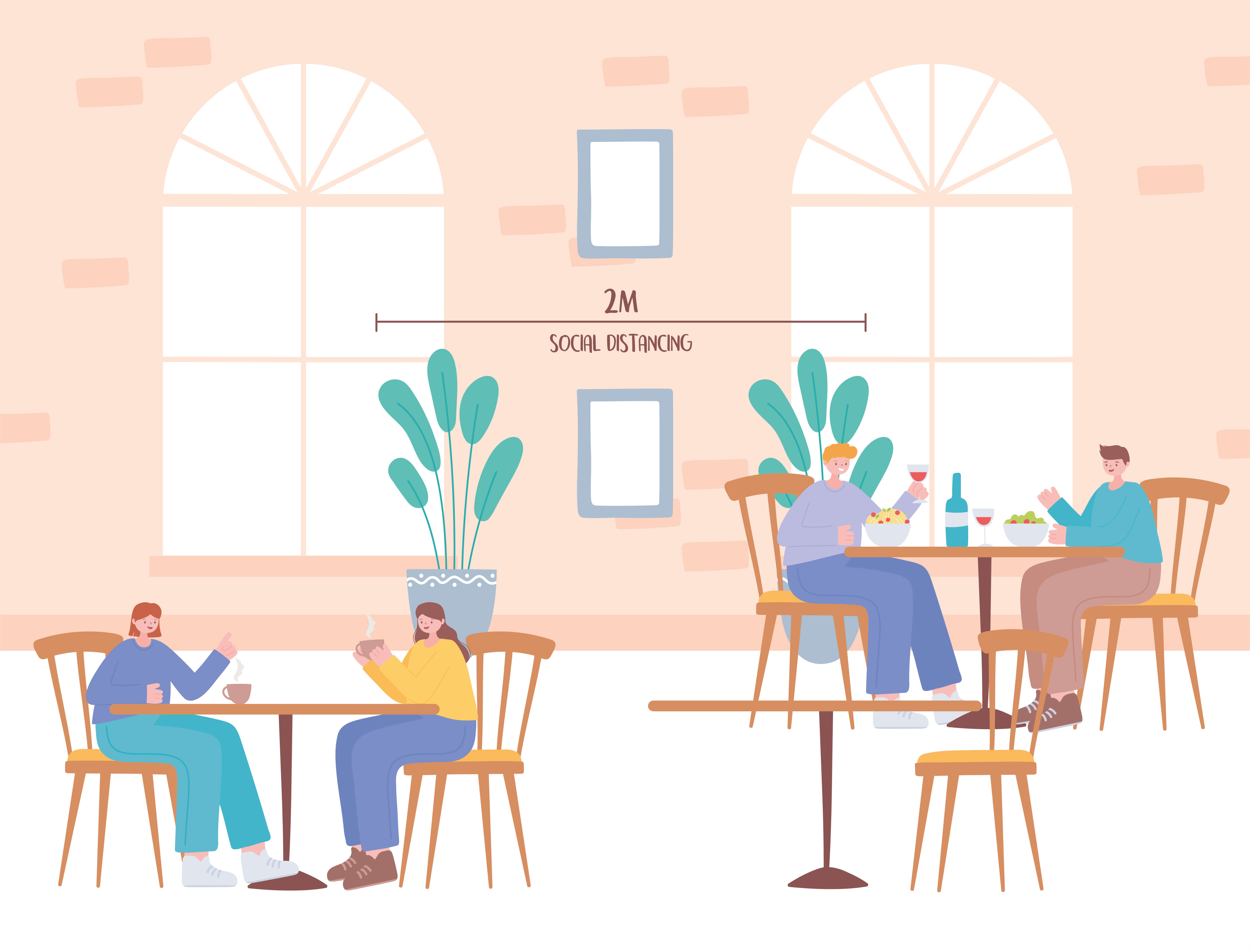 imagem fundo de restaurante